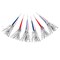 7 1/2" Patriotic Red, White & Blue Fringe Horn with Silver Fringe 12 Pc.